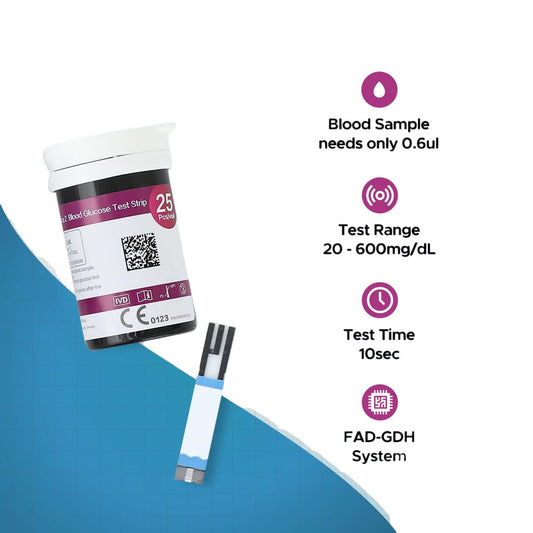 RGB Safe-Accu 2 Glucometer Strip - Pack of 50 Pieces