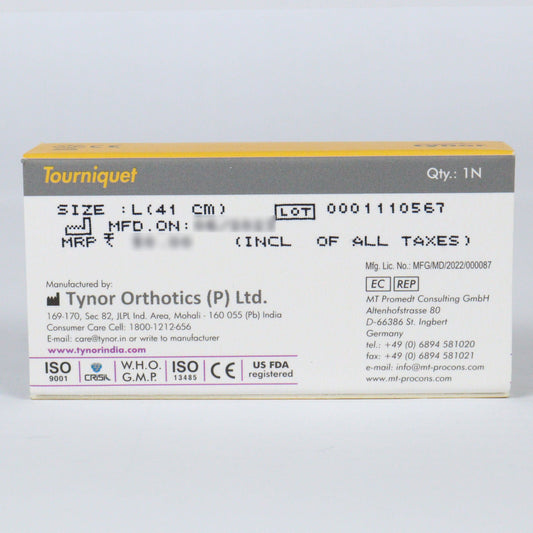 10 x Tynor Tourniquet - Large Pack of 1 Piece
