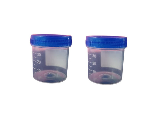 3 x Buy Well Urine Container Non Sterile - Bulk Pack 30ml Pack of 100 Pieces