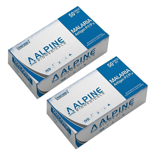 Alpine Pf/Pv Malaria Rapid Card - Pack of 50 Tests
