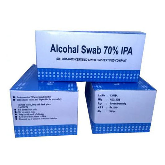 5 x  Fusion Biotech Alcohol Swab -  Pack of 100 Pieces (FB -7040)