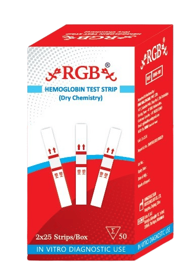 RGB Hemoglobin Stirps - Pack of 2 x 25 Strips