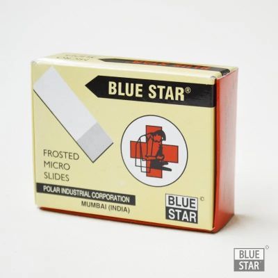 Blue Star Micro Slide Frosted 75mmx25mm 1.10mm 50 Slides