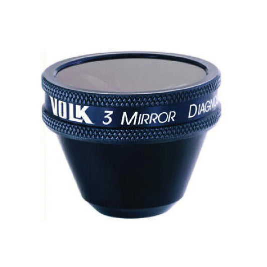 Volk Acrylic Mirrored Lens - 3-Mirror No Flange Uncoated - Diagnostic/Laser (VU3MIR)
