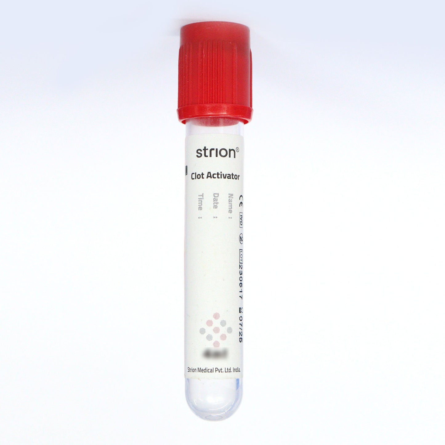 2 x  Strion Serum Clot Activator Non Vacuum Blood Collection Tube - 3ml Pack of 100 Pieces