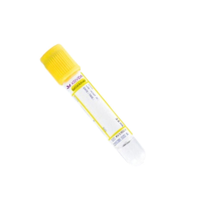 5 x  Krivida Gel & Clot Activator Vacuum Blood Collection Tube - 3.5ml Pack of 100 Pieces (KV-3.5GC-V)