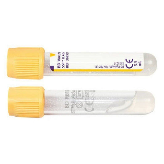 BD SST II Vacutainer Blood Collection Tube - 3.5ml Pack of 100 (367956)
