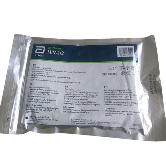 Abbott Determine HIV-1/2 Rapid Card - Pack of 100 Tests