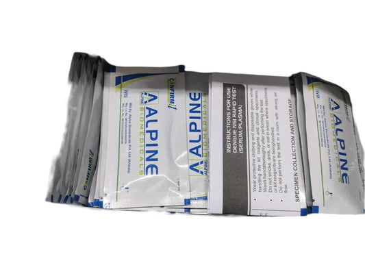 Alpine NS1 Dengue Rapid Card - Pack of 50 Tests