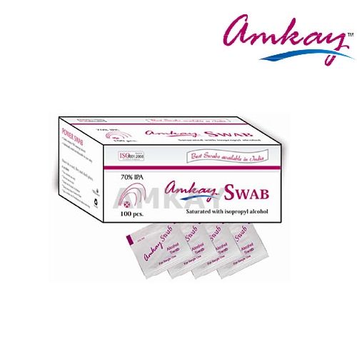 5 x  Amkay Alcohol Swab - Pack of 100