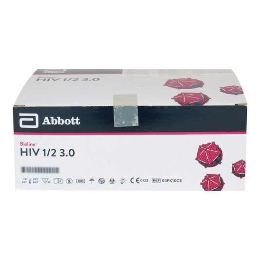 Abbott HIV 1/2 3.0 CE (D) Global Rapid Card - Pack of 30 Test (3FK10)