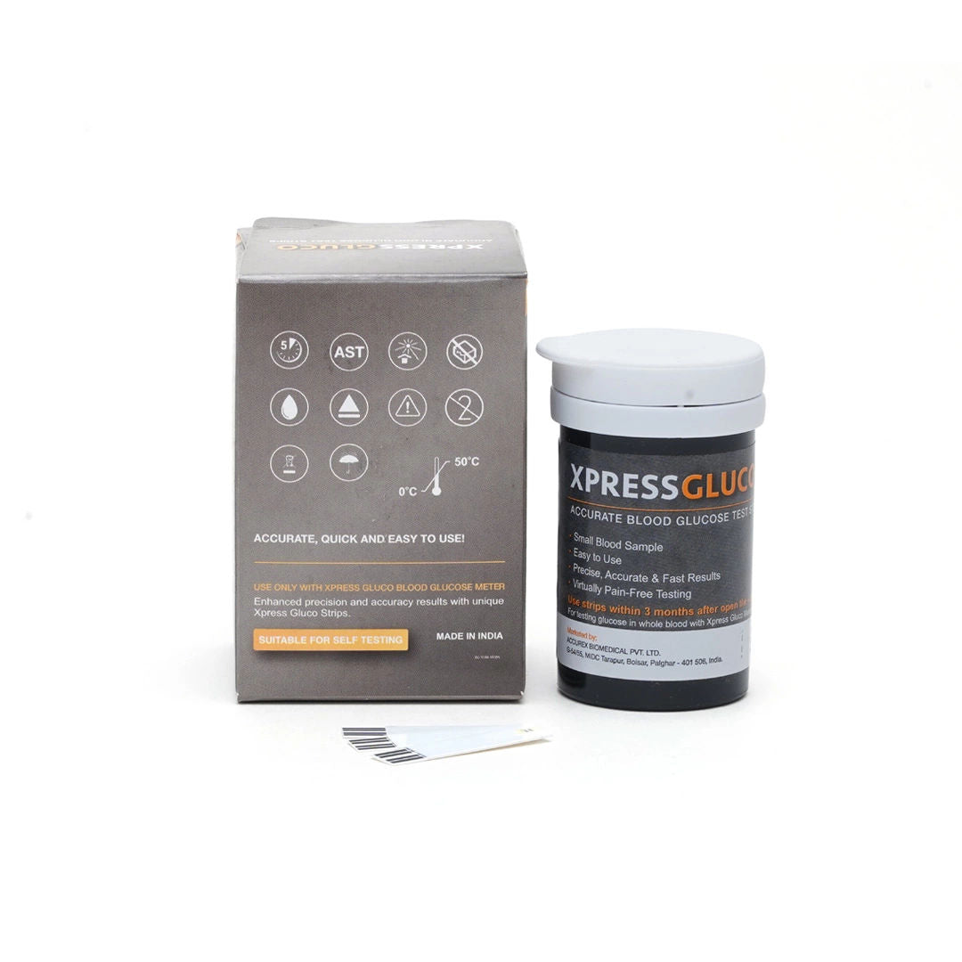 3 x  Accurex Xpress Gluco Glucometer Strip - 10 Strips