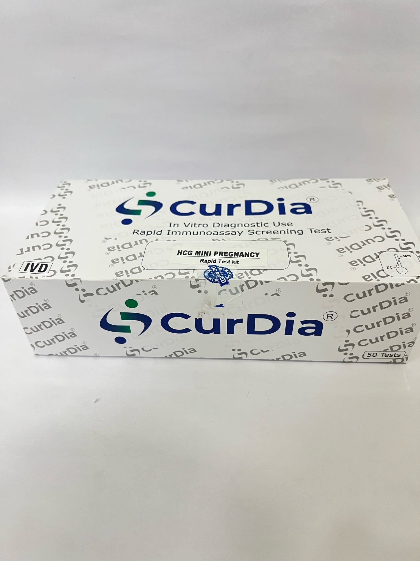 2 x  Curdia HCG Pregnancy kit - Mini Pack of 50 Test (CLPLPRE005)